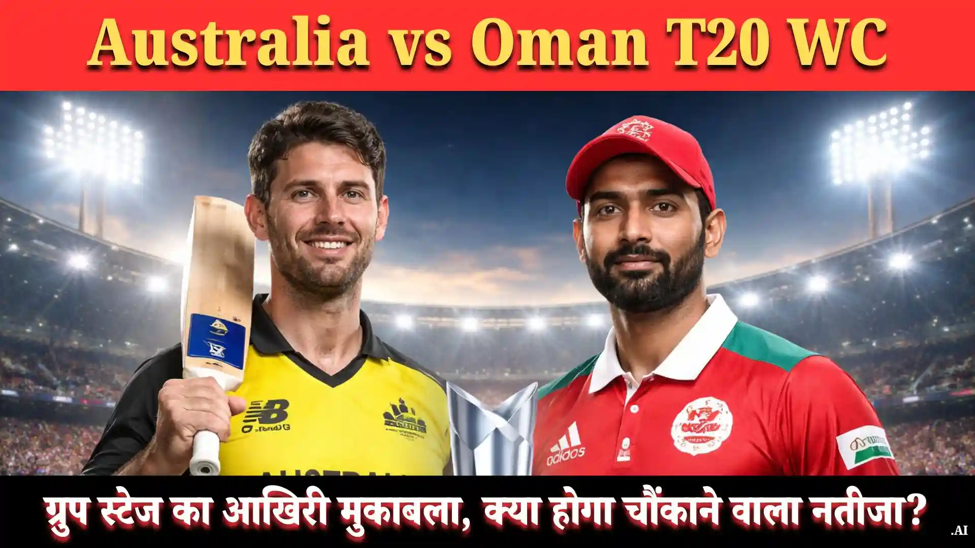 Australia vs Oman T20 WC Live Score: ऑस्ट्रेलिया-ओमान के बीच आखिरी ग्रुप मुकाबला, यहां देखें बॉल बाय बॉल अपडेट