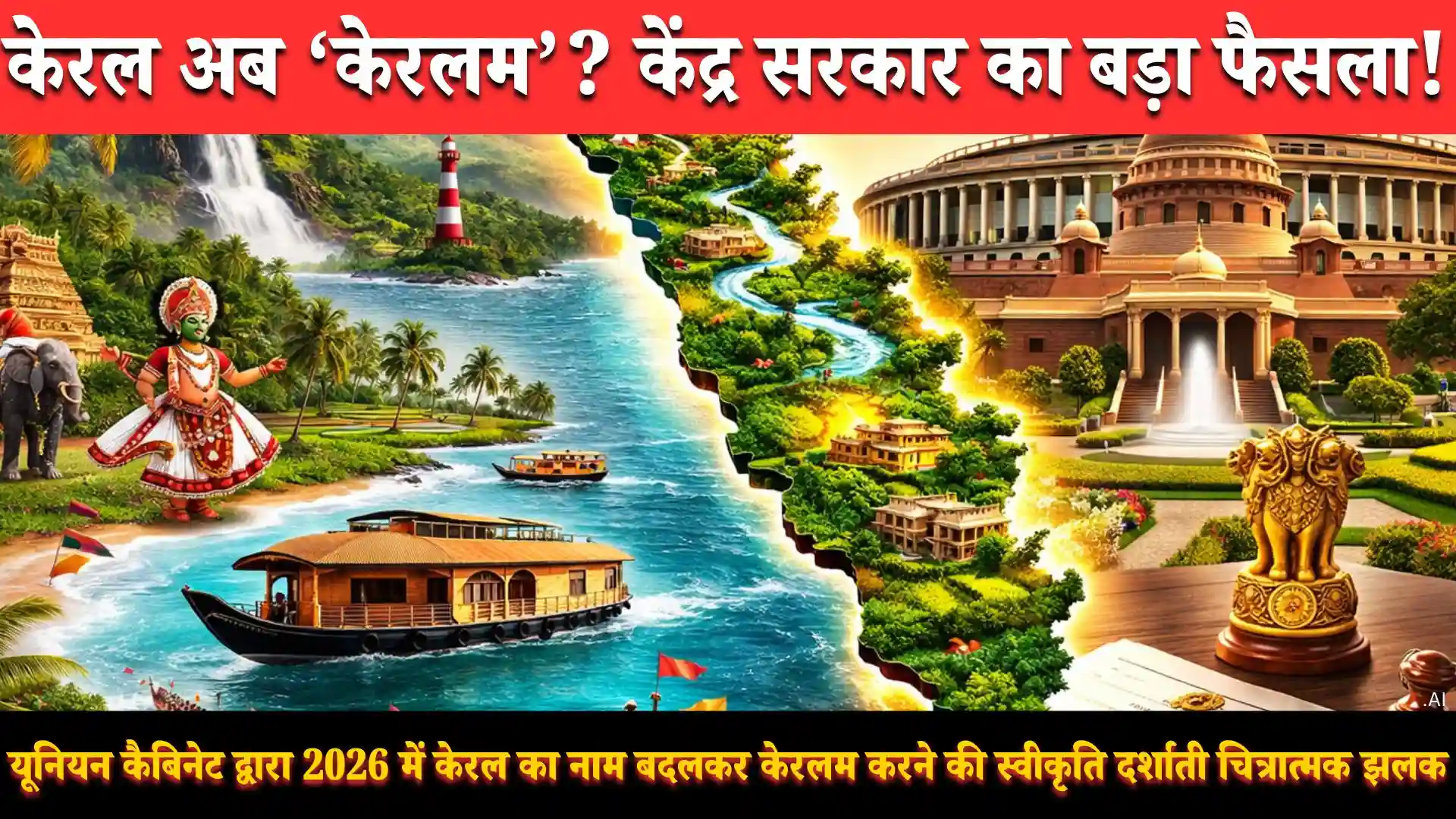 Kerala to become ‘Keralam’: नाम में क्या रखा है? यहाँ बहुत कुछ