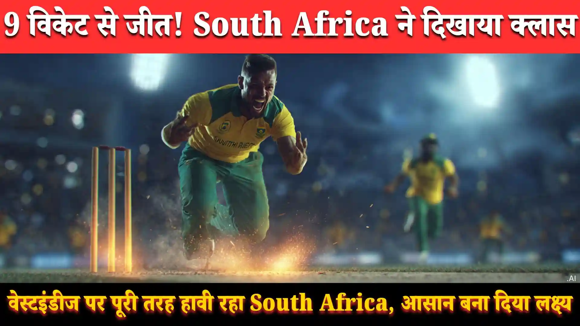 West Indies vs South Africa: 9 Wicket से Proteas की दमदार जीत